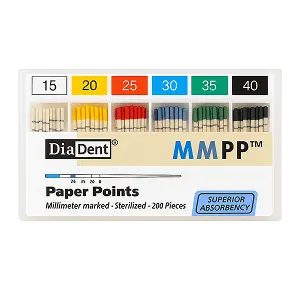 Diadent Paper Points Millimeter Marked - 2%