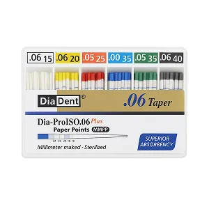 Diadent Paper Point Special Tapered 6%
