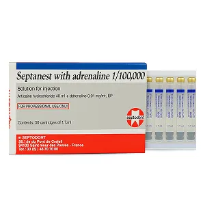 Septodont Septanest With adrenaline 1:100,000